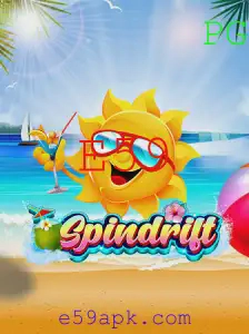 Tela inicial do app do e59.com em um celular Android com atalhos para slots e crash games