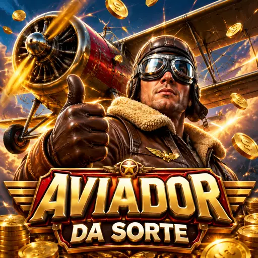 Arte do Aviator com aviãozinho vermelho em ascensão sobre fundo escuro
