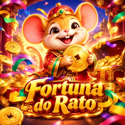 Capa do Fortune Mouse com rato branco e envelopes vermelhos